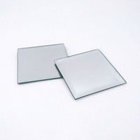 1mm 1.5mm 1.8mm 2mm Custom Self Cut Size Round Oval Square Glass Sheet Mirror Pieces