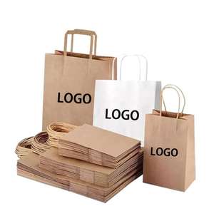 Bolsa de Papel Kraft Clásica KM de 29.5*20*33cm con Asa para Compras, Impresión Digital para Promociones - Product Image 3
