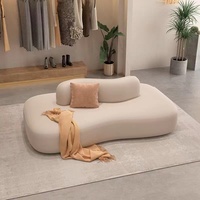 Meubles de canapé tuftés Design double face créatif pour l'école Hôtel Salon de beauté Magasin de vêtements Hall Villa Gym Mall Utilisation