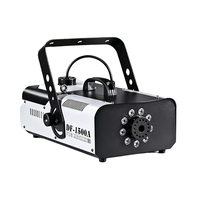 Machine à fumée LED AOPU en promotion avec contrôleur DMX512, 1500W AC110-220V, portée de fumée de 4-5m pour scène de mariage
