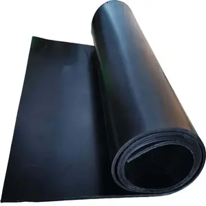 Manufacturer Custom Insulating Rubber Mat 3mm 5mm 10mm Thickness Black Red Green High Voltage Insulating Rubber Sheet