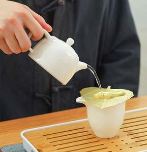 Wholesale Custom Golden Supplier Ceramic <b>Tea</b> Pot <b>Gift</b> Set Perfect Material - Product Image 5