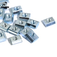 Écrous carrés en T M3 M4 M5 M6 M8, écrou coulissant en T pour fixation, profil en aluminium 2020 3030 4040 4545