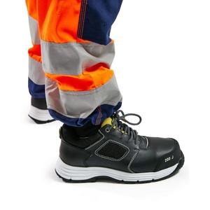 BLAKLADER - 715518115389C38 Women's <b>Hi</b>-<b>Vis</b> trousers without nail pockets <b>Orange</b>/Navy blue - EAN 7330509502341 <b>HI</b>-<b>VIS</b> WORKWEAR - Product Image 5