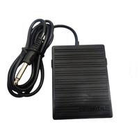 Pédale universelle de gros pour clavier, pédale d'amortissement, pédale électronique, clavier MIDI, prise 6,35 mm, double interrupteur AB
