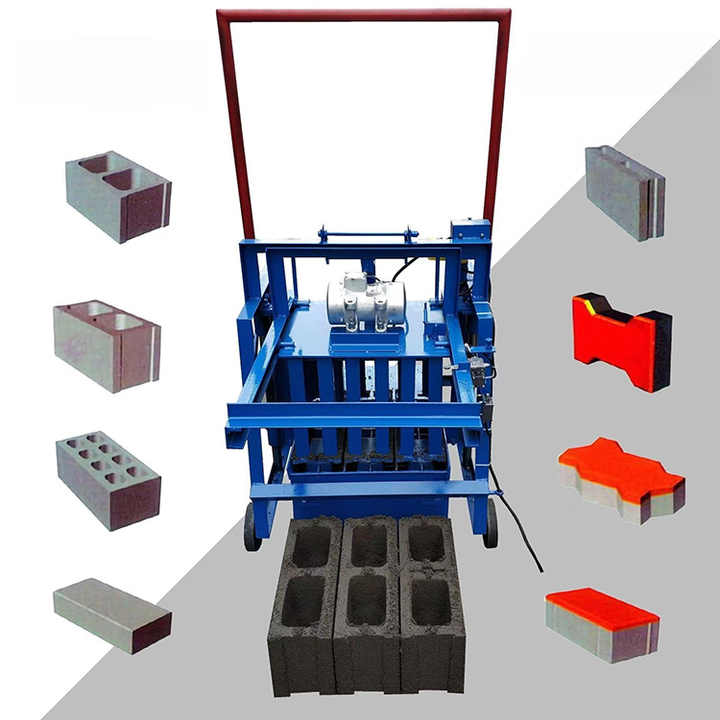 BR2-45 Egg Laying Small Concrete Roofing Hollow Block Making Machine for Sale