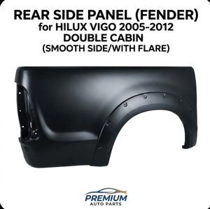Guardabarros Traseros y Panel Lateral Derecho Sin Ganchos y Con Pasos de Rueda para Toyota Hilux <span class=keywords><strong>Vigo</strong></span> Doble Cabina Pickup 2005-2012 - Product Image 2