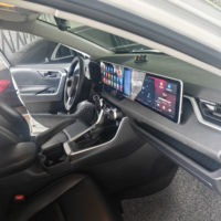 Système Android Carplay à triple écran pour Toyota RAV4 AX50 19-25, écran interactif amélioré, lecteur multimédia vidéo, navigation