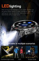 Reloj Inteligente GPS de Fábrica, 3ATM IP68 Resistente al Agua, Monitor de Actividad Física, Batería de Gran Capacidad, Pantalla IPS HD, Responde Llamadas, Altitud, Trayectoria de Movimiento