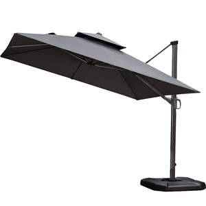 Sombrilla Moderna para Exteriores en Oferta, Sombrilla Cantilever Roma Resistente a la Intemperie, de Poliéster y Aluminio para <span class=keywords><strong>Patio</strong></span>, Jardín o Parque - Product Image 4