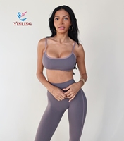 Ensemble de vêtements de sport pour femmes avec logo personnalisé, short de fitness, pantalon de yoga, soutien-gorge de sport, ensemble de yoga de haute qualité avec sublimation