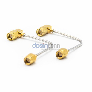 Câble coaxial <span class=keywords><strong>RF</strong></span> 50 ohms coaxial mâle vers mâle SMA semi-rigide avec RG405 - Product Image 1