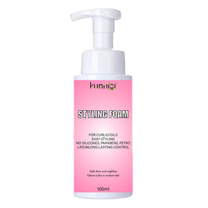 Espuma para el cabello orgánica con agente acondicionador, bomba de crema de peinado ecológica para cabello rizado, reduce el encrespamiento y define el rizo - Product Image 4