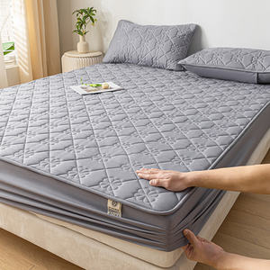 Nuovo moderno 4-Season impermeabile <span class=keywords><strong>cappello</strong></span> da letto una classe di cotone laminato con poliestere 100% in tinta unita Queen Size per adulti - Product Image 2