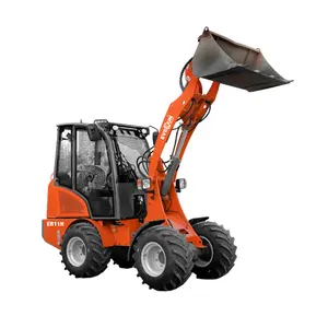 EVERUN ER11H 1ton Hot Sale Multifunction Farm Articulated 4x4 China Diesel Skid Steer Mini Wheel Loader Machines