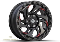 168 Roues forgées de haute qualité personnalisées, roues tout-terrain pour Tank 300, Pajero BJ40, Wrangler, Equation Leopard, Haval H9, Navigator One