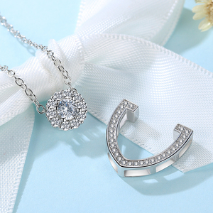 Collier pendentif en argent pour femme avec zircon cubique, plaqué rhodium, motif floral, chaîne à maillons, style classique, à porter au quotidien - Product Image 5