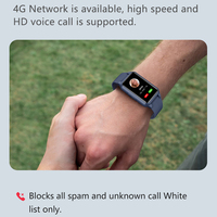 Reloj Inteligente 4G para Niños Aprobado por la Escuela, Sin Cámara, Llamadas Bidireccionales, Rastreador GPS, Monitor de Salud, SOS, Pantalla TFT, Resistente al Agua IP67