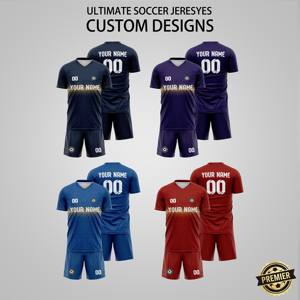 <span class=keywords><strong>Nueva</strong></span> Temporada 2526, Uniforme de Fútbol Personalizado con Estampado, Transpirable, Unisex, Cuello en V, Camiseta de Fútbol Corta, Ropa Deportiva de Club - Product Image 2