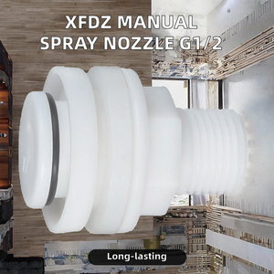 Válvula de descarga inteligente para inodoro con boquilla pulverizadora de plástico POM manual y estructura de diafragma con rosca macho G1/2 para medios acuáticos - Product Image 3