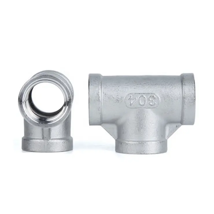Dijual Hot Stainless Steel Pipe Fitting Lateral Threaded Equal Mengurangi Tee