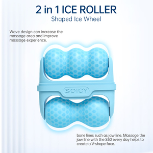 Mini Rodillo Facial <span class=keywords><strong>de</strong></span> Hielo 2 en 1 S30, Enfriador Facial, Masajeador Facial <span class=keywords><strong>de</strong></span> Hielo, Rodillo para Ojos y Piel <span class=keywords><strong>con</strong></span> Cubierta <span class=keywords><strong>de</strong></span> Plástico - Product Image 2