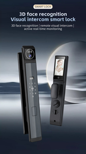 Qleung Новый полностью автоматический 3D цифровая карта отпечатков пальцев с кодом видео вызова USmart Go приложение умный дверной замок - Product Image 3