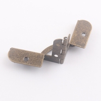 Charnière quadrant boussole en métal en laiton antique pour accessoires de boîte à bijoux en bois
