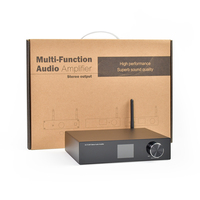 Amplificateur audio stéréo réseau HiFi 200W 5.4 WiFi ARC Optique AirPlay DLNA pour enceintes bibliothèque et audio de bureau