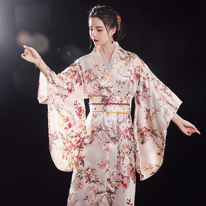 sachin and babi light blue dress Utikake Kimono Dress Using Kimono for Wedding Attendance and Party, Japanese Dress, Formal Dress main image 1