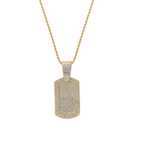 Collier pendentif mitraillette hip-hop pour homme et femme, serti de pierres brillantes, avec chaîne cubaine Miami, colliers hip-hop, bijoux tendance