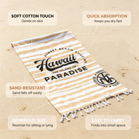 Wholesale Custom Personalized High-quality 100% Cotton Digital Printed Sand Proof Portable Turkish Beach Towel