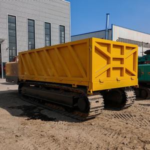 Camion à benne basculante 2 tonnes à chargement automatique Livraison gratuite Camion à benne basculante hydraulique Multifonctionnel Petit Dumper à chenilles - Product Image 1