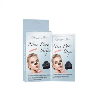 Dear She Charcoal Nose Pore Cleansing Strips Mengandung Witch Hazel Extract Menghilangkan Komedo