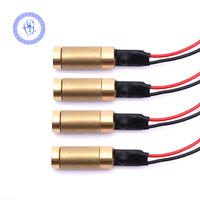 Laiton 532nm 50mW 3.0-3.7V Focalisable Vert Laser Dot Module Diode Laser w/Carte Pilote