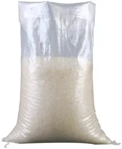 שקית אריזת אורז שקוף לבן 5 ק""ג 20 ק""ג 25 ק""ג 50 ק""ג pp שקים ארוגים שקית אריזה מיוצר