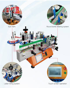 Machine d'étiquetage de bouteilles rondes semi-automatique de bureau LIENM pour les petites entreprises, machine d'étiquetage de bouteilles - Product Image 4