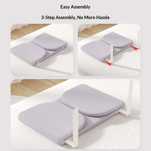 Barandilla de Seguridad Plegable Portátil para Cama de Bebé, Barrera Anticaídas para Bebés, Niños Pequeños y Niños, Protección para el Dormitorio - Product Image 2