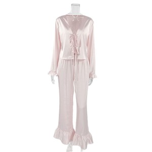 Modello Bestseller di Bdbh e Nuovo Pigiama Invernale con Maniche Lunghe e Pantaloni Arricciati, Comodo e Delicato sulla Pelle per Donne, Abbigliamento da Casa <span class=keywords><strong>Sade</strong></span> - Product Image 6