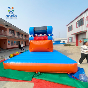 Grand toboggan <span class=keywords><strong>gonflable</strong></span> en forme de crocodile bleu, <span class=keywords><strong>jeu</strong></span> d'obstacles, équipement de parc d'attractions pour la location de fêtes - Product Image 4