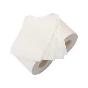 2024 Hotsales papel higiénico rollo de toalla personalizado 3Ply papel tisú papel de seda de pulpa de madera