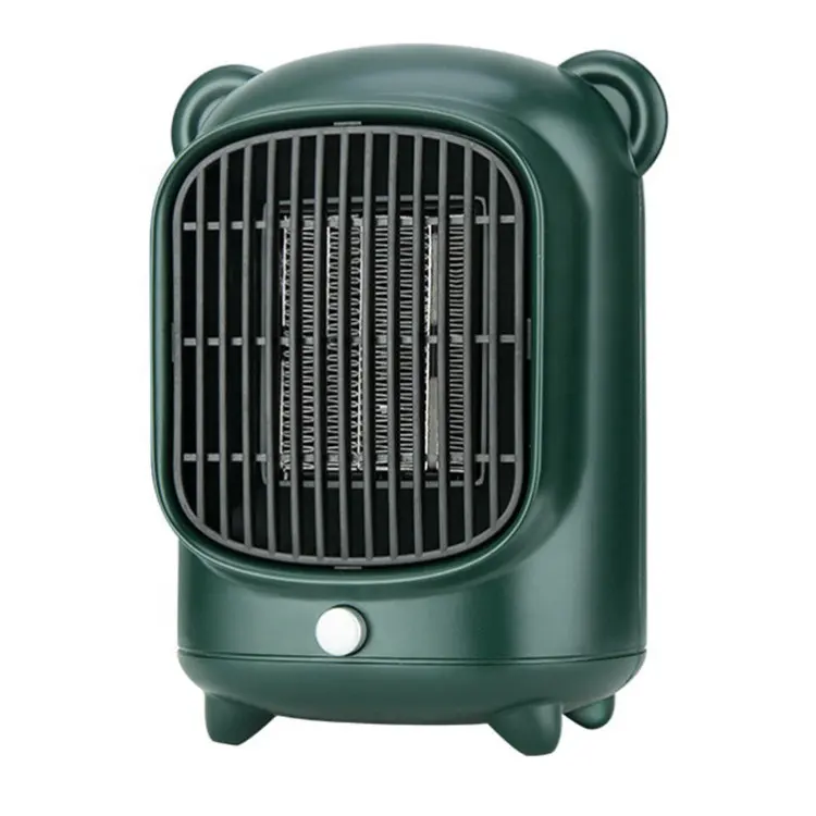 2024 gran oferta lindo calentador portátil rápido caliente Oficina hogar Baño escritorio 500 vatios mesa eléctrica PTC mini ventilador calentador