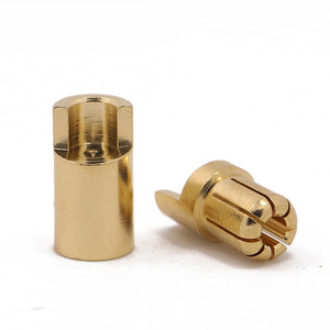 Conector Banana Chapado en Oro Amass GC6510 de 6.5mm y 65A, Macho y Hembra, para Motor RC ESC, Servicio OEM Directo de Fábrica - Product Image 1