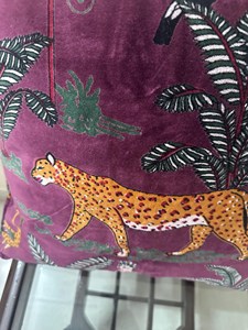 Artisanal Cotton Velvet Pillow Covers Customizable Luxury <b>Throw</b> Pillows Bring a touch of high-end texture and maximalist charm - Product Image 2