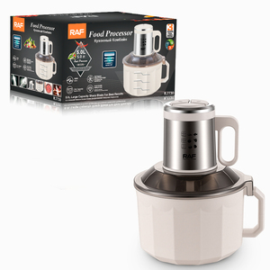 Hachoir à viande électrique familial RAF R.7730 500W, robot culinaire, hachoir à légumes avec lames à 360 degrés sans angle mort - Product Image 1