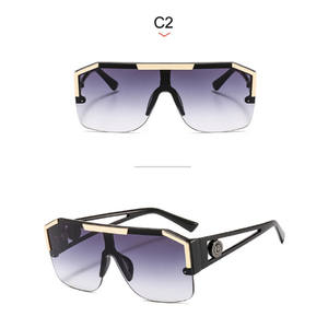 Gafas de sol cuadradas de estilo moderno, lentes de sol cuadradas de gran tamaño con diseño de lujo, 2022 - Product Image 2