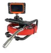 Cống thoát nước thoát nước thoát nước kiểm tra đường ống Camera CCTV qy6565 (5m) dia. 5.3mm Cáp 21mm máy ảnh với 5 "chia màn hình - Product Image 3