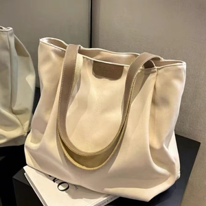 Hàn quốc củ<span class=keywords><strong>a</strong></span> phụ nữ giản dị công suất lớn Canvas Tote Túi thời trang một Vai Túi Xách với dây kéo đóng cử<span class=keywords><strong>a</strong></span> cho sinh viên các lớp học - Product Image 1