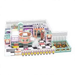 Equipo de Juego Interior para Bebés y Niños Pequeños Lino, Juego de Parque Infantil Interior para Padres e Hijos, Tamaño/Color Personalizable, Construcción de Madera y PVC - Product Image 1