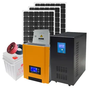 Tanfon 10kw 300w风力发电机300w太阳能电池板混合系统家用